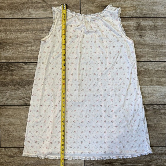 Vintage Nightgown Pajamas Floral Flowers - Picture 8 of 14